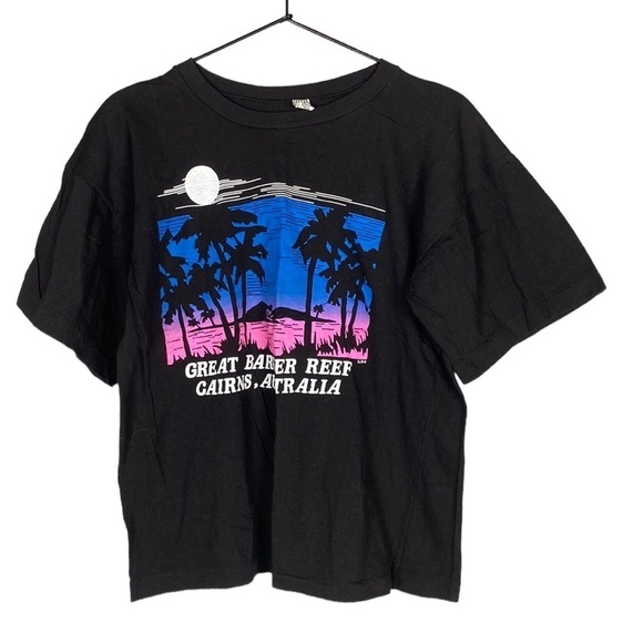 Vintage Tops - Vintage Great Barrier Reef single stitch tee